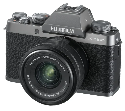 Выключается фотоаппарат на Fujifilm X-T100 Kit