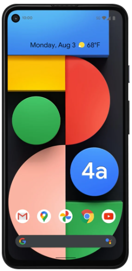 Разблокировка телефона на Google Pixel 4A 5G