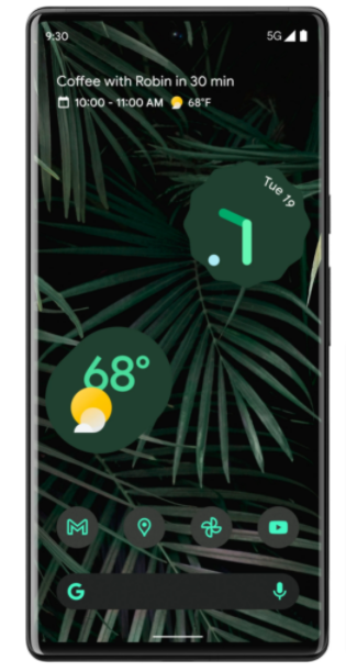 Разблокировка телефона на Google Pixel 6 Pro
