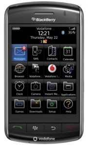 Сохранение данных на Blackberry 9500 Storm