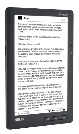 Замена дисплея на ASUS Eee Reader DR900