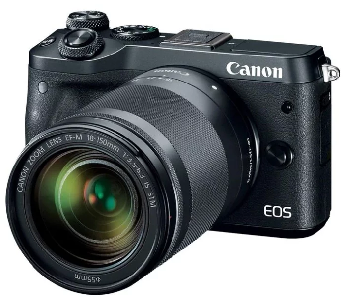 Выключается фотоаппарат на Canon EOS M6