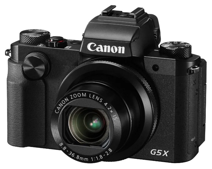 Выключается фотоаппарат на Canon PowerShot G5 X