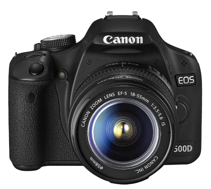 Выключается фотоаппарат на Canon EOS 500D Kit