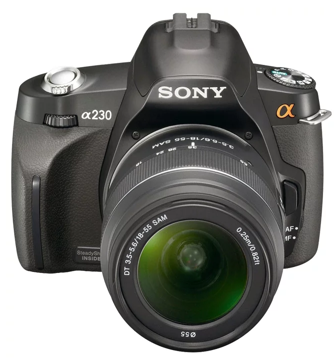 Выключается фотоаппарат на Sony Alpha DSLR-A230 Kit