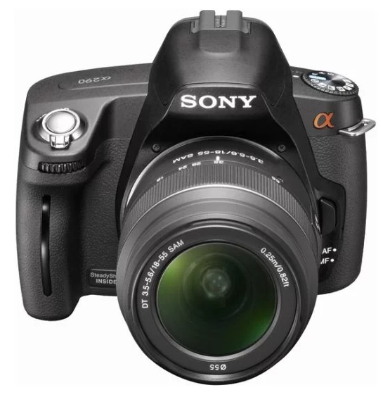 Выключается фотоаппарат на Sony Alpha DSLR-A290 Kit