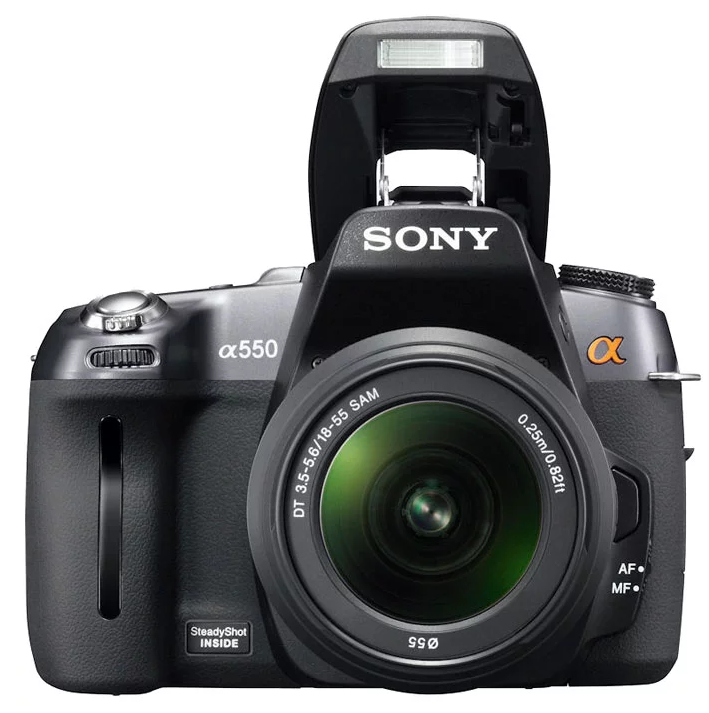 Выключается фотоаппарат на Sony Alpha DSLR-A550 Kit