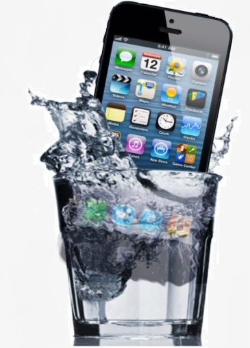 попадание телефона в воду